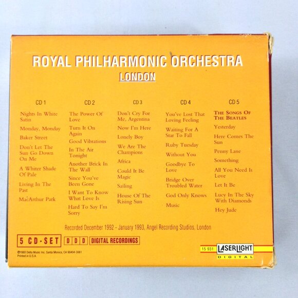 Royal Philharmonic Orchestra-London-1993-Rock Dreams-5 Disc CD Set-Used - Picture 2 of 7